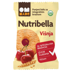 NUTRIBELLA integralni keks višnja 50g