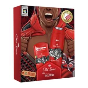 OLD SPICE set Wolfthorn (dezodorans, gel za tuširanje i karte)