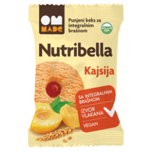 NUTRIBELLA integralni biksvit kajsija 50g