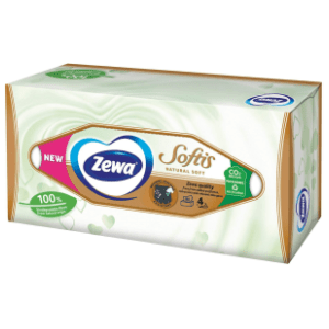 Papirne maramice ZEWA softis natural soft kutija 4sloja 80kom