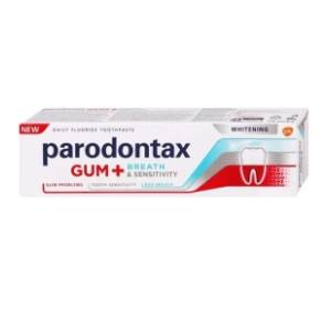 Pasta PARODONTAX Gum+ breath & sensitivity whitening 75ml
