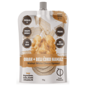 Puter od oraha COLD PRESSOK bela čokolada dojpak 70g