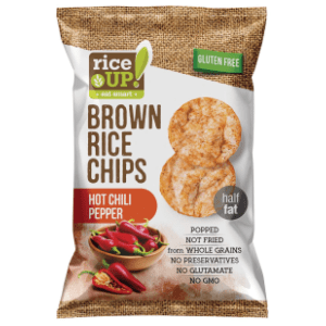 Pirinčani čips RICE UP hot chilli 60g