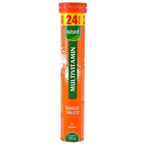 Šumeće tablete NATUREL multivitamin 96g
