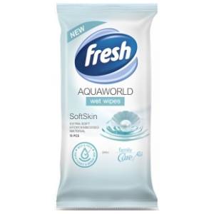 Vlažne maramice FRESH aqua world 15kom