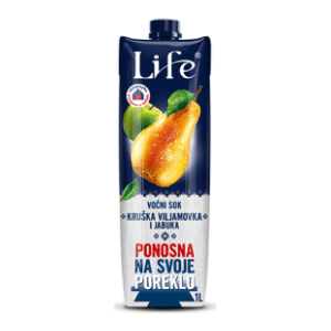 Voćni sok NECTAR Life kruška 100% 1l