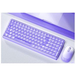 AULA set bežični miš i tastatura AC210 combo Purple