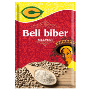 C beli biber mleveni 20g
