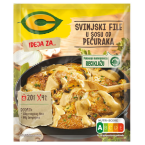 Dodatak C za svinjski file u sosu od pečuraka 39g