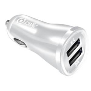CELLY auto punjač 2x USB-A 10W