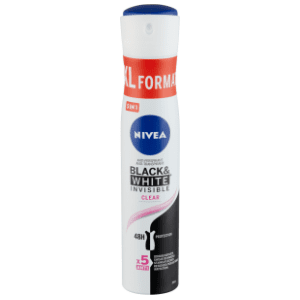 Dezodorans NIVEA Black & white invisible clear XL 200ml