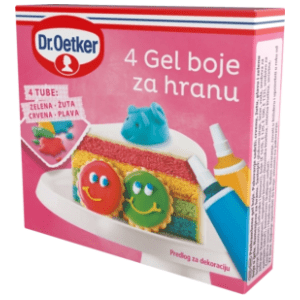 DR. OETKER 4 gel boje za hranu 40g