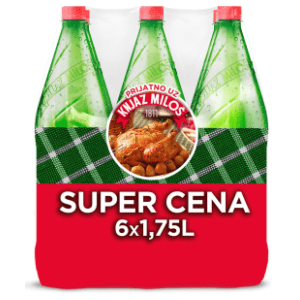 Gazirana voda KNJAZ MILOŠ 6x1,75l
