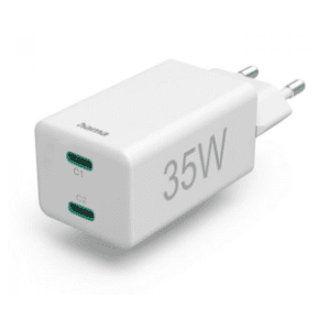 HAMA adapter PD/Qualcomm 2xUSB-C 35W