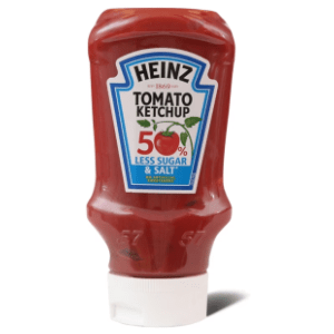 Kečap HEINZ 50% manje šećera i soli 435g