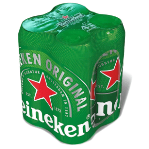 HEINEKEN pivo svetlo limenka 4x0,5l 