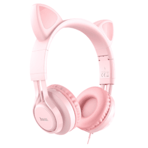 HOCO slušalice W36 Cat roze