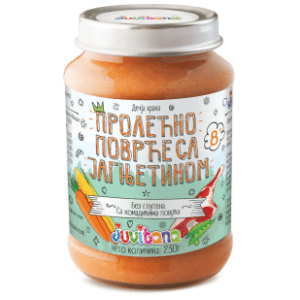 JUVITANA Dečija kašica prolećno povrće sa jagnjetinom 230g