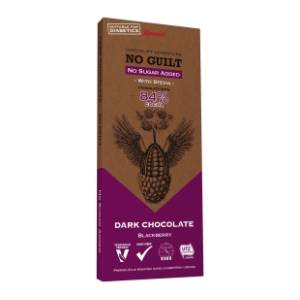 KANDIT No Guilt Crna čokolada sa kupinom bez dodatog šećera 80g