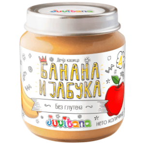 Kašica JUVITANA Banana jabuka 128g