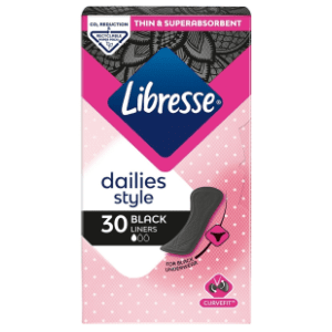LIBRESSE dnevni ulošci normal black 30kom