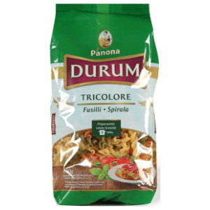 Makarone PANONA Durum tricolore fusili 400g