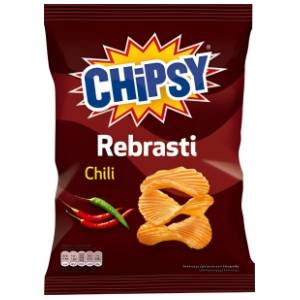 Čips CHIPSY rebrasti chili 60g