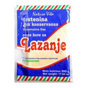 NATURA VITA Kore za lazanje sveže 500g