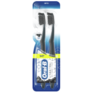 ORAL B Chacoal whitening therapy soft četkica za zube 1+1kom