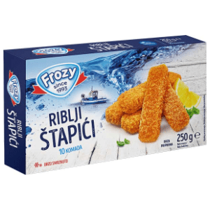Panirani riblji štapići FROZY 250g