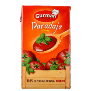 Paradajz sok GURMAN pasirani 1l