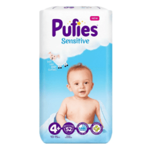 PUFIES pelene sensitive 4+ 52kom