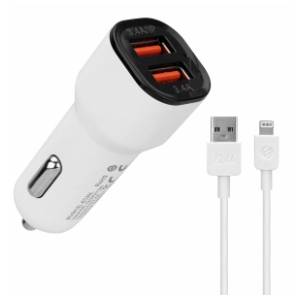 S-LINK auto punjač SL-EC30L 2xUSB + Lightning