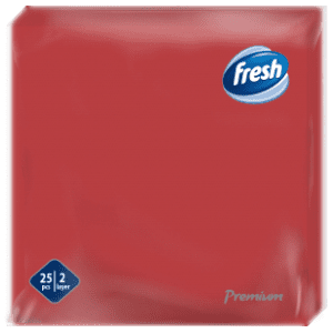 Salvete FRESH Premium crvene 25kom