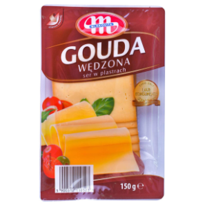 MLEKOVITA sir gauda dimljeni slajs 150g
