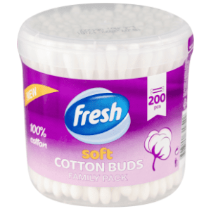 Štapići za uši FRESH cotton buds 200kom