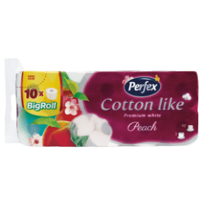 Toalet papir PERFEX cotton peach 3sloja 10kom