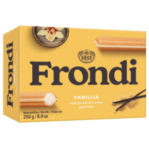 Vafl KRAŠ Frondi vanila 250g