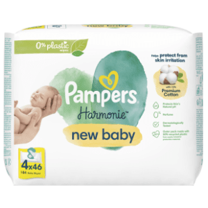 Vlažne maramice PAMPERS Harmonie new born 4x46kom