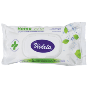 Vlažni toalet papir VIOLETA hemo care 60kom