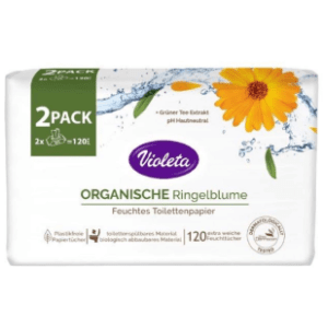 Vlažni toalet papir VIOLETA neven 2x60kom
