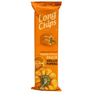 Čips LONG CHIPS grilovana paprika 75g