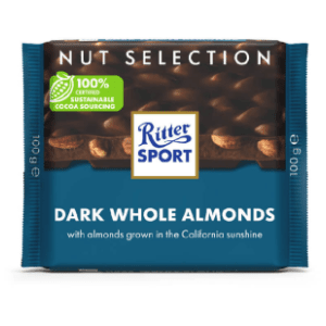 Crna čokolada RITTER SPORT badem 100g