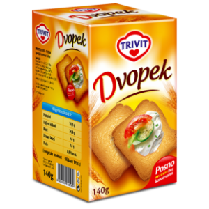 TRIVIT dvopek posni 140g