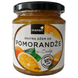 MANARI džem pomorandža 375g