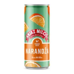 KNJAZ MILOŠ gazirana voda narandža 330ml