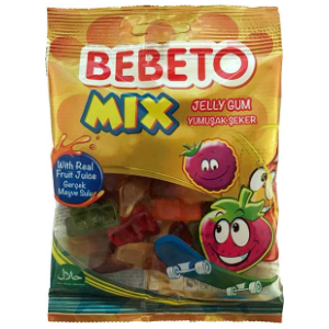 Gumene bombone BEBETO mix 80g