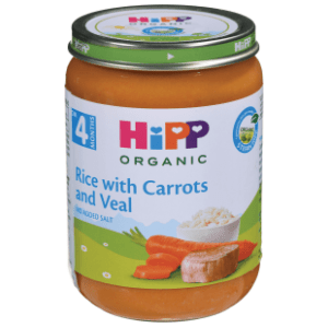 HIPP Organic kašica šargarepa pirinač teletina 190g