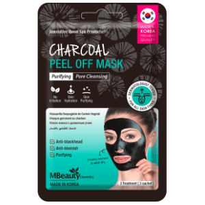 MBEAUTY peel off mask charcoal maska za lice 3kom