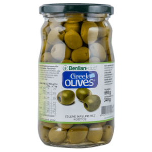 BENLIAN Greek masline zelene bez koštice 690g